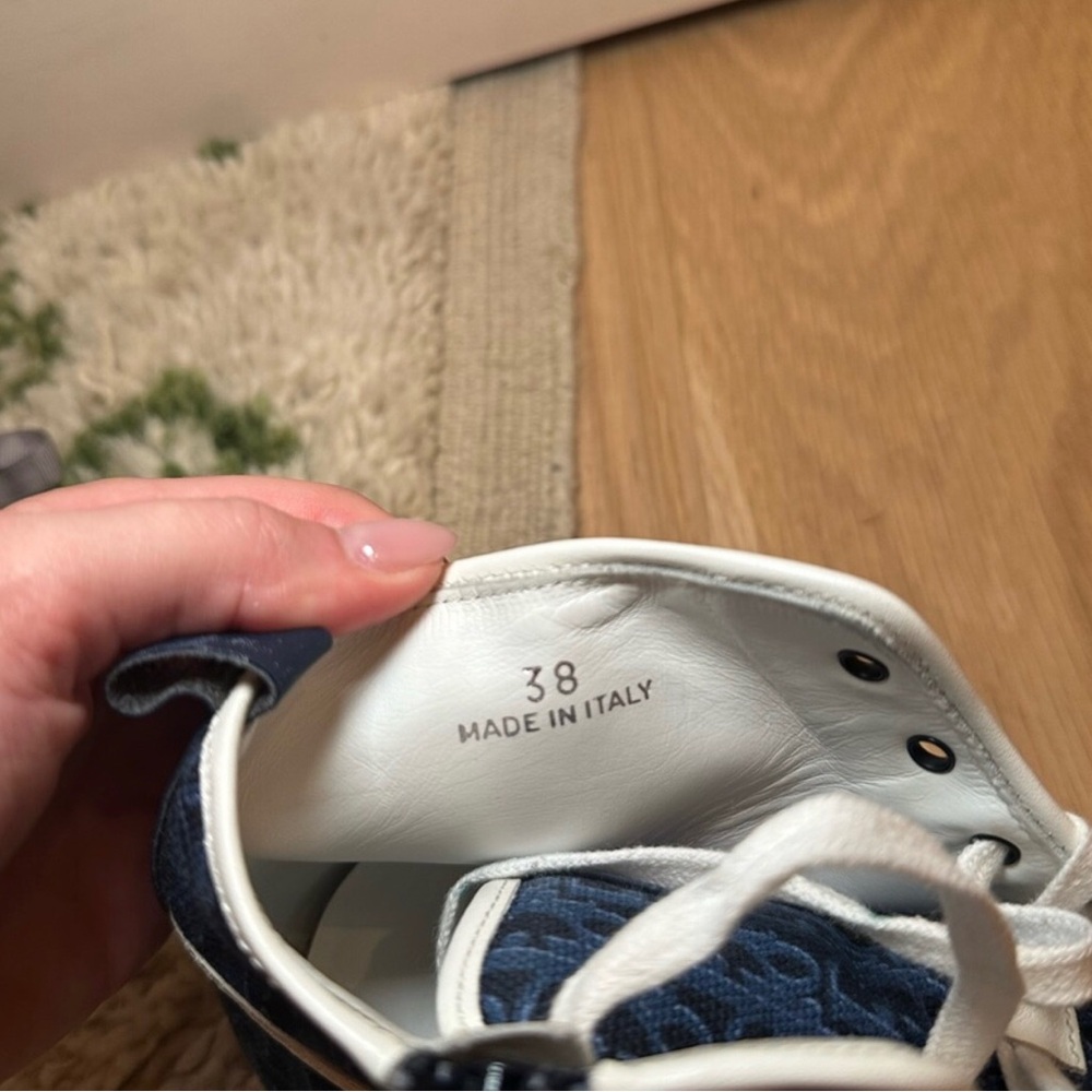 Dior high top navy canvas - Picture 3 of 6